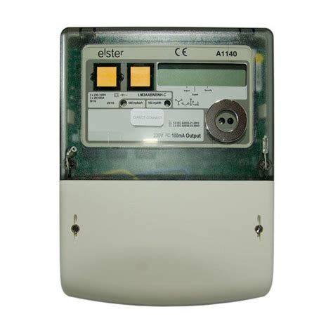 Press and hold the A button for around 2 seconds, until the screen shows the time. . How to read elster a1140 electric meter
